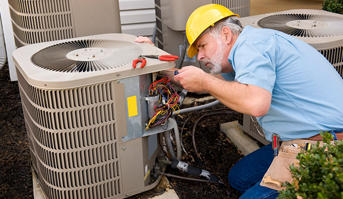 Repairman Giving Emergency Service