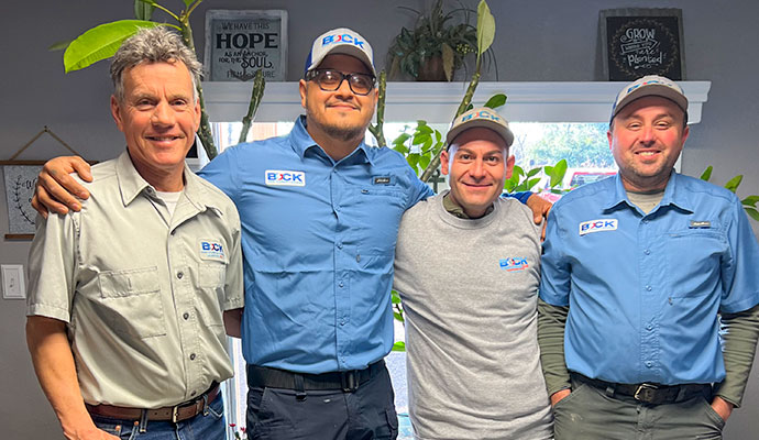 The experienced HVAC team at Bock Air Conditioning Services