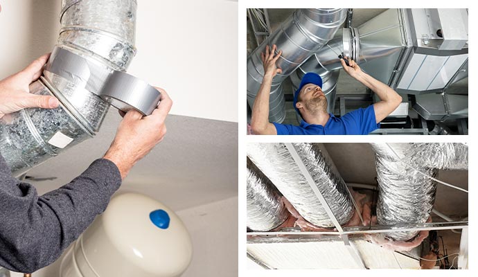 duct sealing, repair, and replacement services for improved HVAC efficiency.