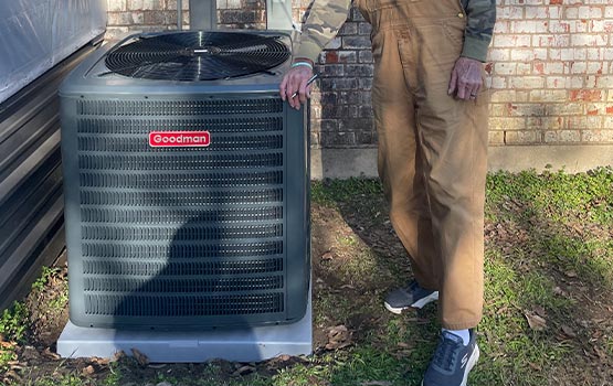 Heating system installed