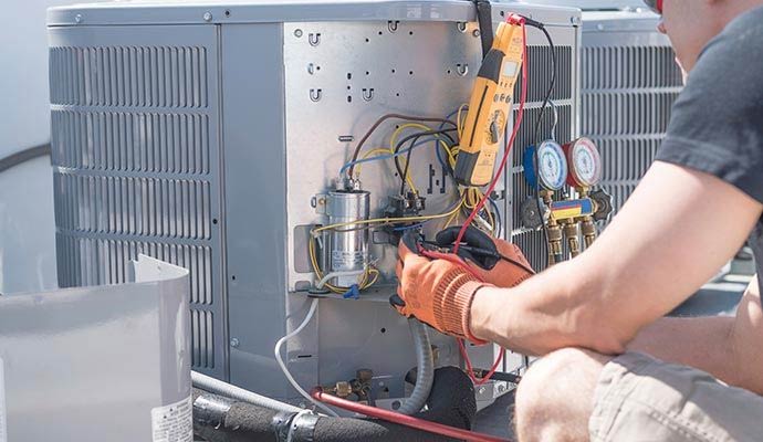 Heating system repairing