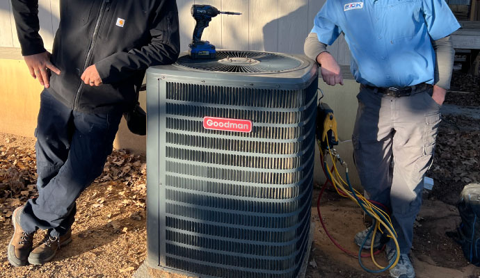 Expertise installing heating system