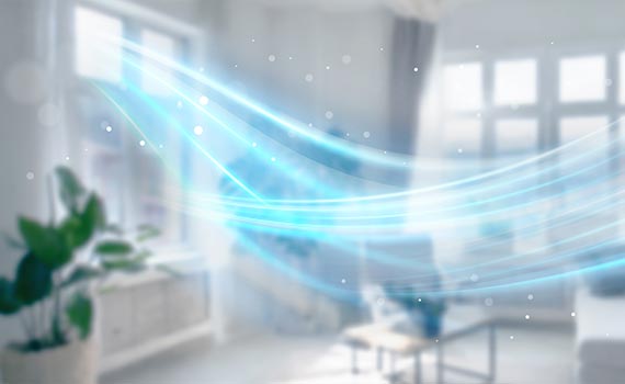 good air flow inside the room