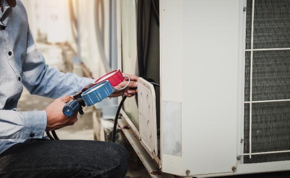 inspecting heating system