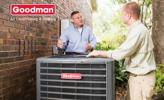 Installed air heating system