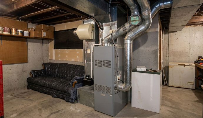 Installed furnace
