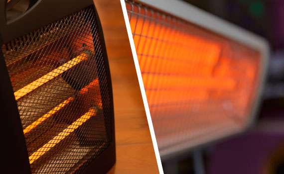 Various types of electric resistance heating systems