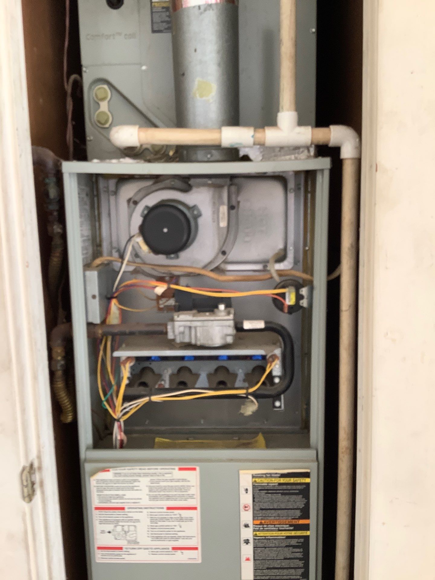 Furnace inspection.