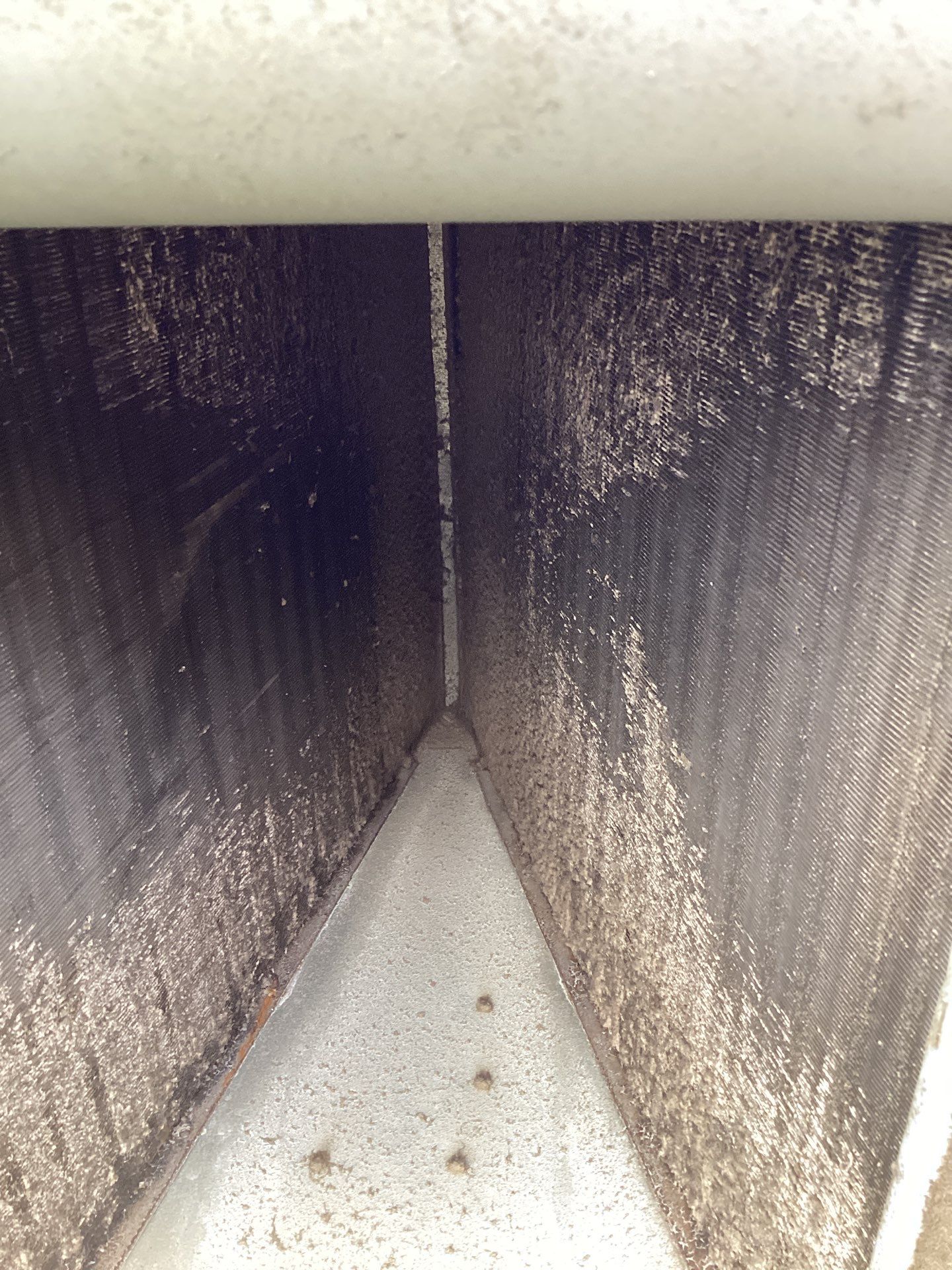 Clogged evap coil.