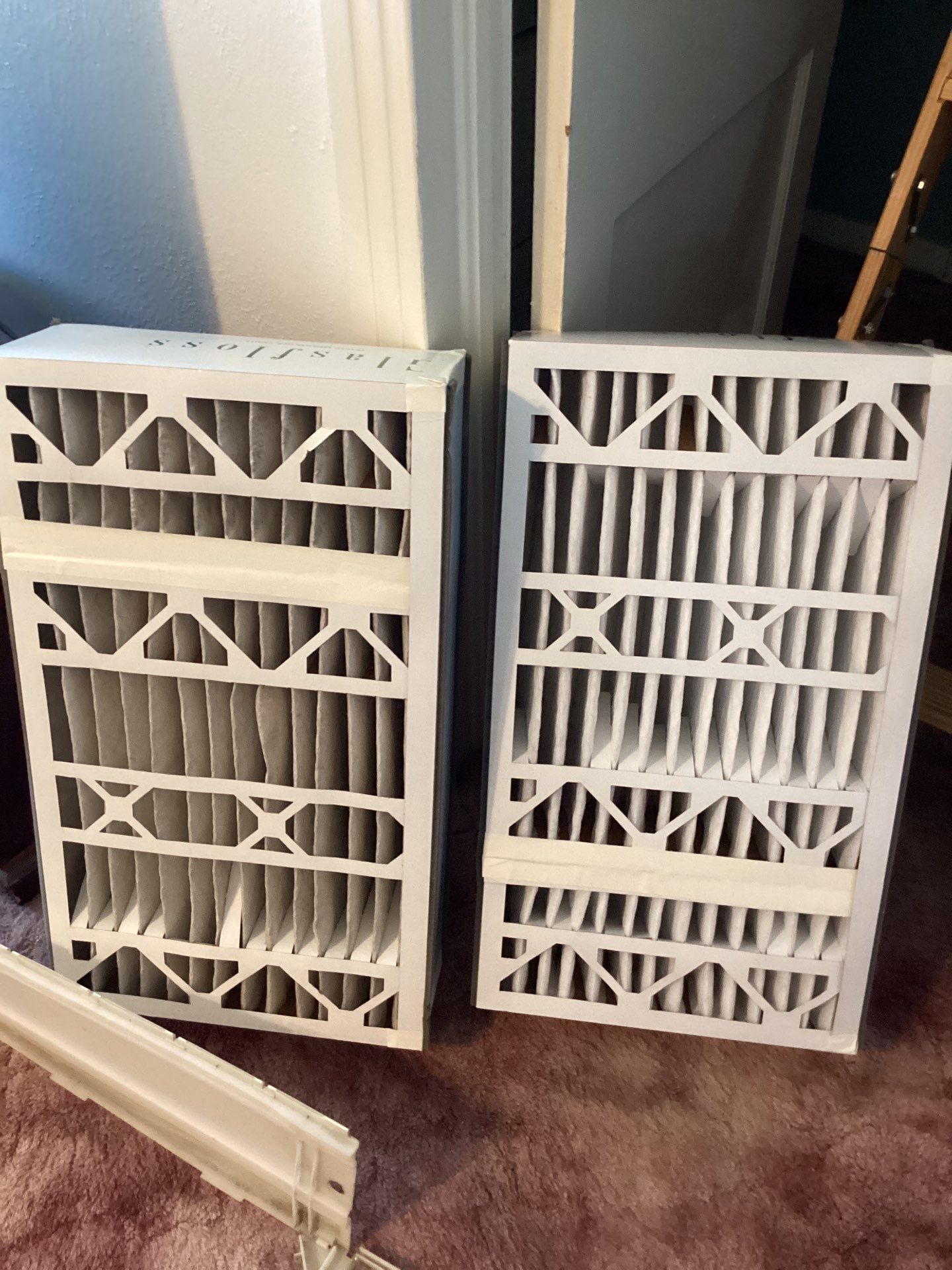 Before/After filter replacement
