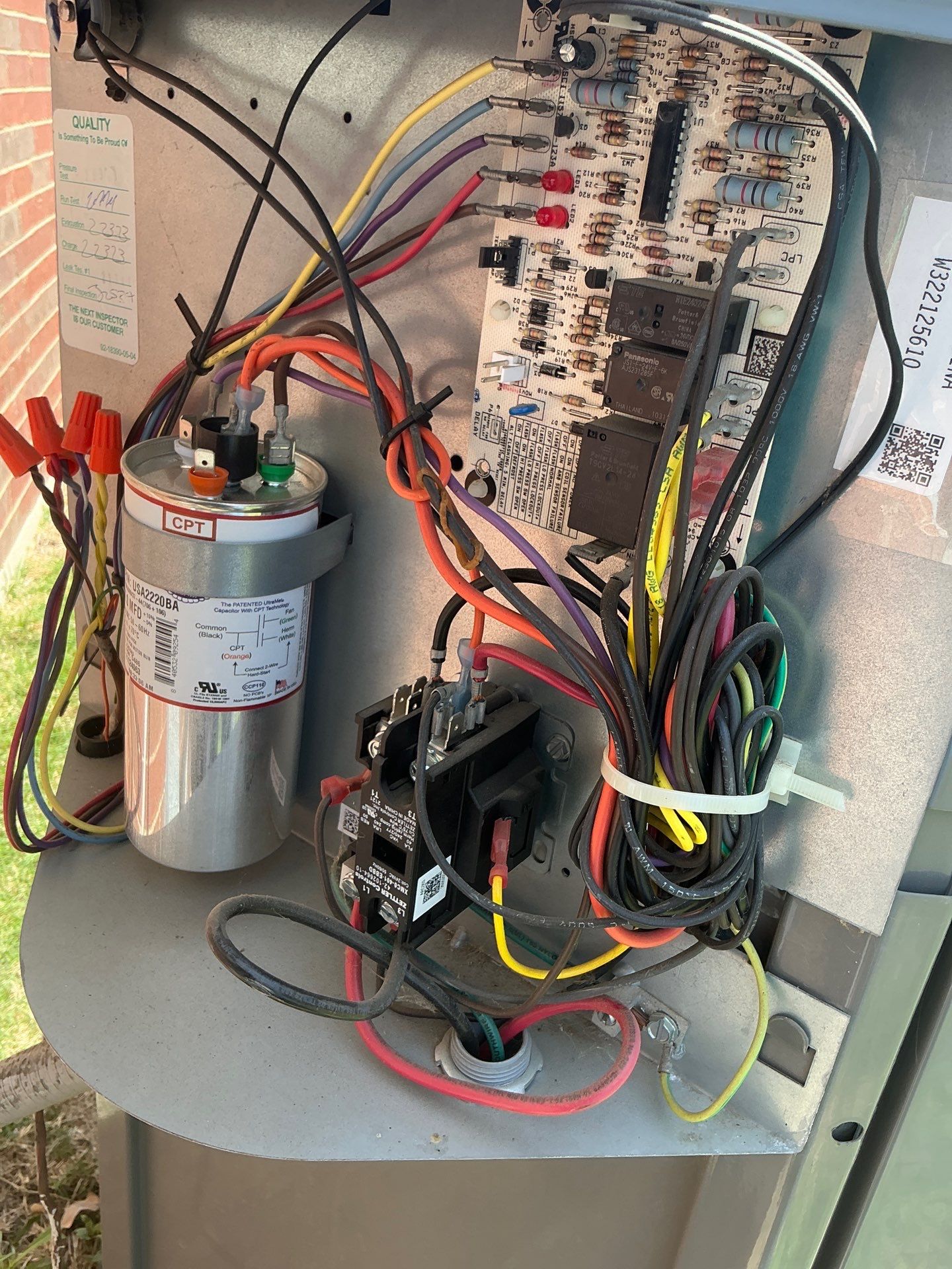 Heat pump components.