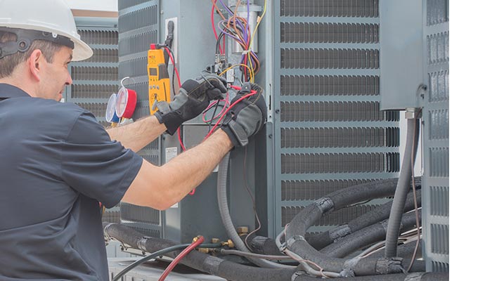 repairing heat pump professionally