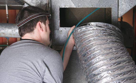 repairing ductwork