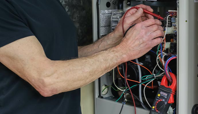 Expert opening furnace for repairing