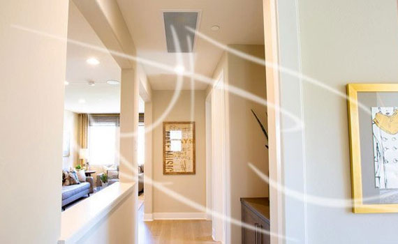 Installed air conditioning system indoor